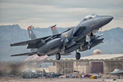 F-15E, 389th Fighter Squadron, from Mountain Home AFB
