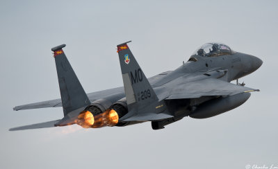 F-15E, 389th Fighter Squadron, from Mountain Home AFB