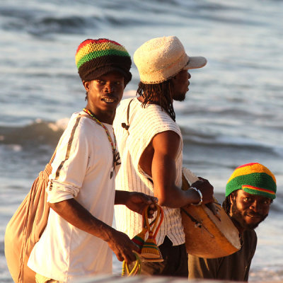 Musicians on Kololi Beach