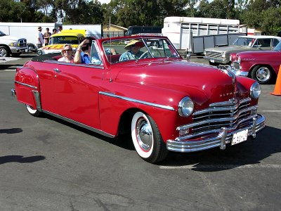 1949 Plymouth Special Deluxe Convertible........Plymouth's first all-new post war design
