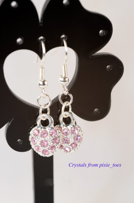 Pink Rhinestone Heart