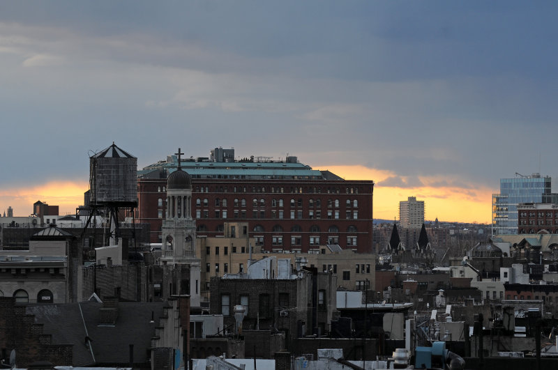 Sunset over West Greenwich Village & New Jersey