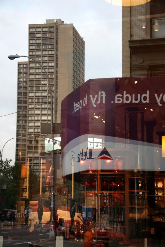 Pottery Barn Window Reflection