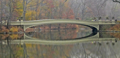 Bow Bridge & Reflection in Fog