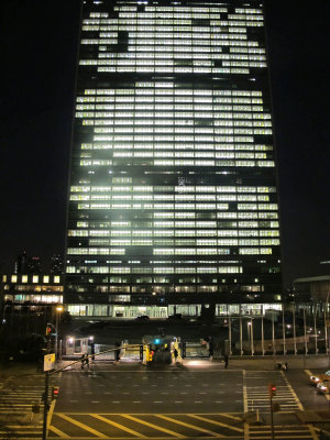 United Nations Headquarters at Night