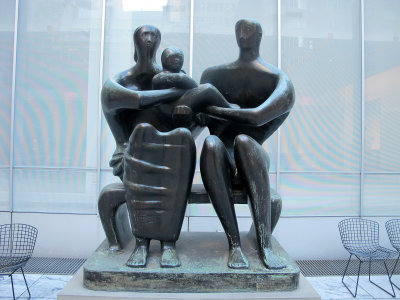 Family Group Bronze by Henry Moore, c. 1950