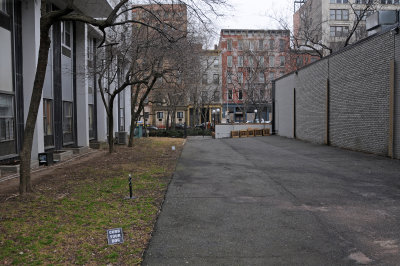 LaGuardia Place South Sasaki Garden Entrance Locked