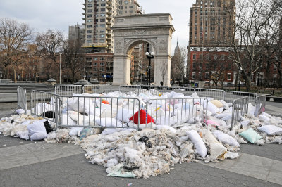 April 7, 2013 Photo Shoot - After Annual Pillow Fight at Washington Square Park 