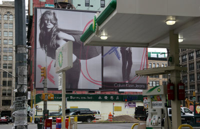 Calvin Klein Billboard at Cosby Street