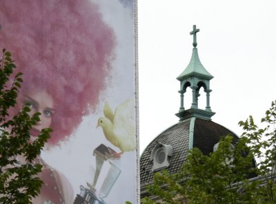 Perfume Billboard & Saint Anthony's Church