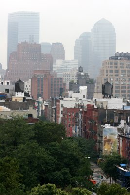 Downtown Manhattan in a Fog