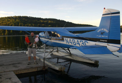 A sea-plane. Edward and I took a ride. It was magnificent!!! (no pictures from the air though)