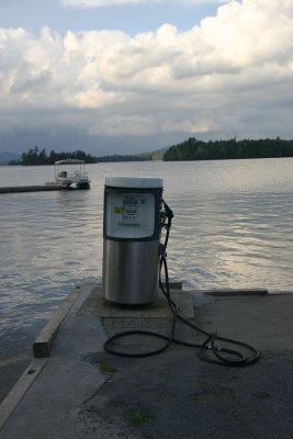 Adirondack gas station.