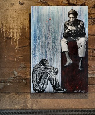 J.M. Basquiat & Teenager, 2013