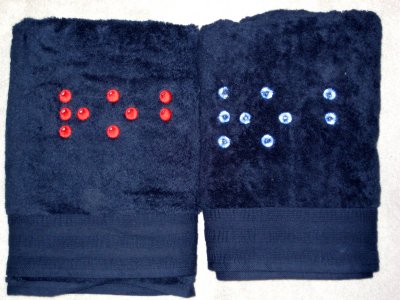 Rob's Braille towels