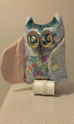 Sparkly owl sewing kit