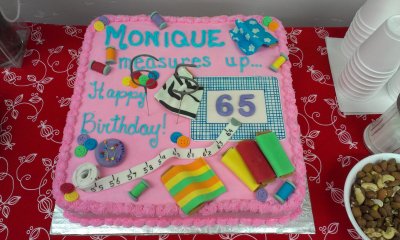 Monique's amazing sewing cake