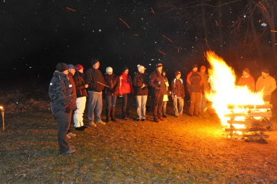 Feuerlauf am 12.12.12 in Ofenbach, Lanzenkirchen