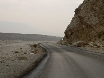 Zig Zag Road with a river bed on the left - 426.jpg