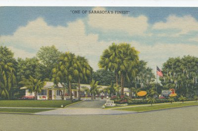 Paradise Court Postcard, Front