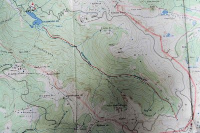 Biogradska map Itinerary