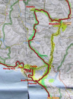 Itineray text