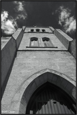 Arch, Stone, Clouds