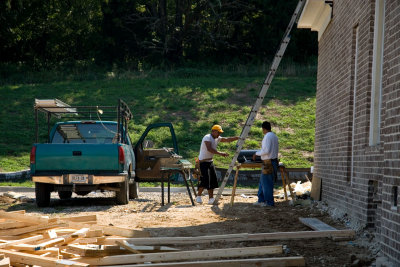 Berkley Walk subdivision under construction on Edmondson Pike