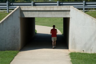 Runner at Crocket Park