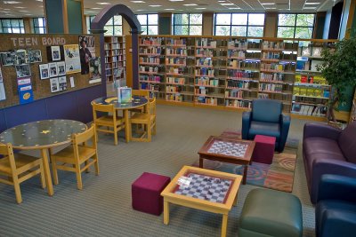 Teen Central in the library