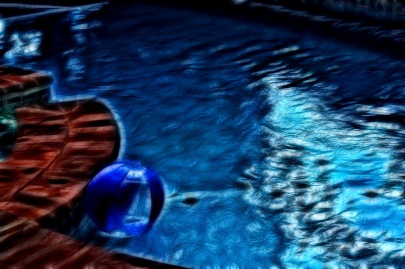 A LONELY BEACH BALL