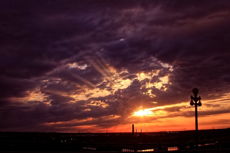FIRST SUNSET WITH MY NEW CAMERA