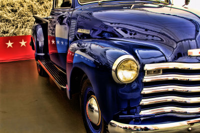 AN OLD CHEVY TRUCK