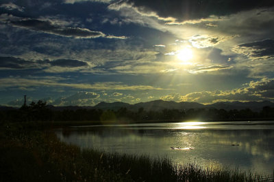 LATE AFTERNOON ON CROWN LAKE