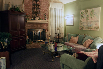FAMILY ROOM AFTER NEW CARPET