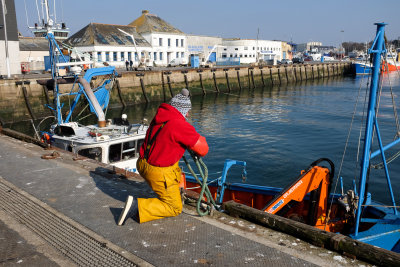Retour de pêche à Concarneau