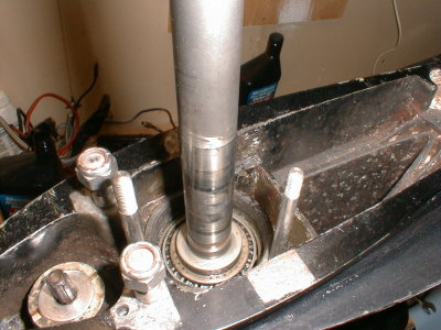Waterpump and upper shaft