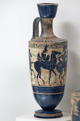 Pottery in Greek style.