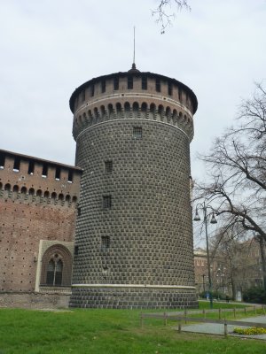 Castle corner tower