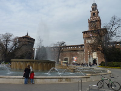 Entrance to Sforzesco Castle (15th century)