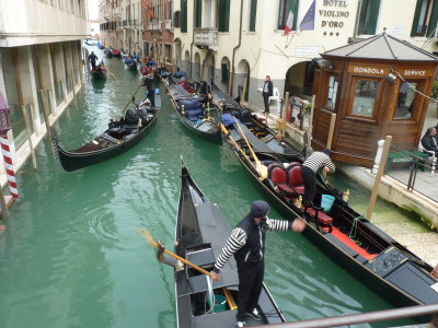 Canal next to Hotel Bauer (on left)