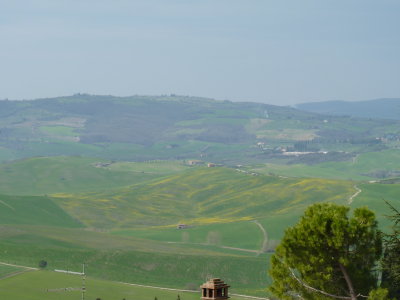 Countryside south of Pienza