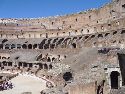 Interior of Colosseum, north-east corner