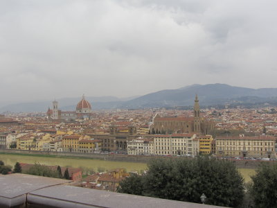 Florence from Michaelangelo Park overlook  (left)
