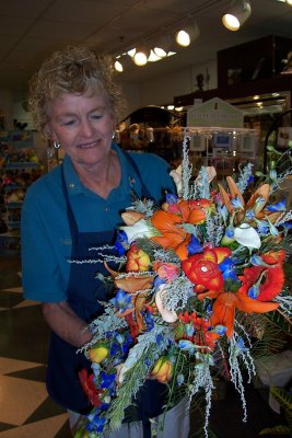 Mary Ann and the bouquet