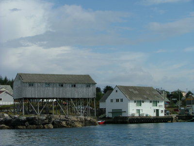 Building used to dry out and recovering of  Trawls