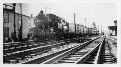 Exchanging the mail bags.  Topton, PA circa 1930s