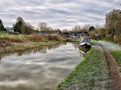 The canal at Lower Heyford in early December