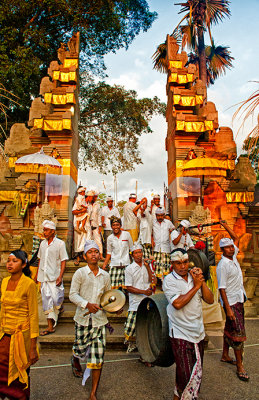 Procession Entering Temple