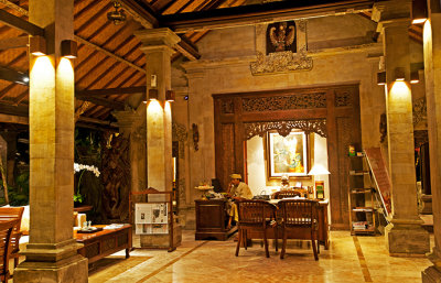 Lobby at Bebek Tepi Sawah Villas